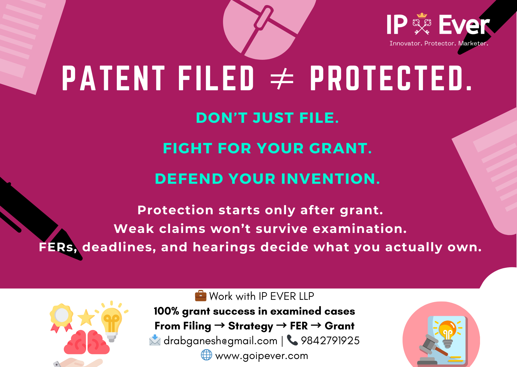 Filed a Patent? Here’s Why That Doesn’t Mean You’re Protected Yet